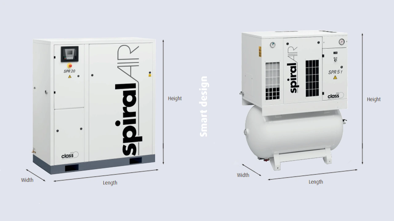 Oil Free Compressor Spiral Air