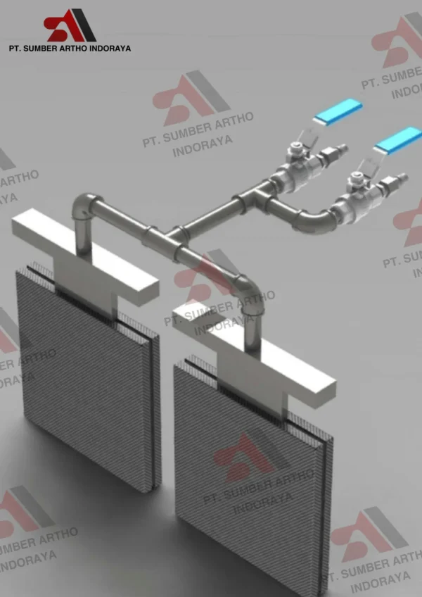 Instalasi Metal burner industri