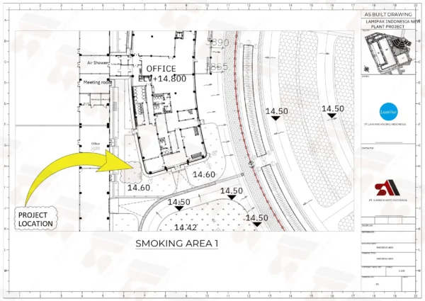 Jasa Menggambar Smoking Area