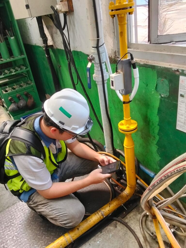 Integrasi Flow Meter Gas